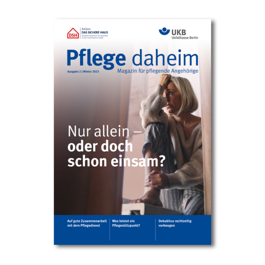 Cover "Pflege daheim", Ausgabe 2/23